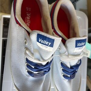 Volley White and Blue Men's Sneakers